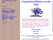 Tablet Screenshot of connhistory.org